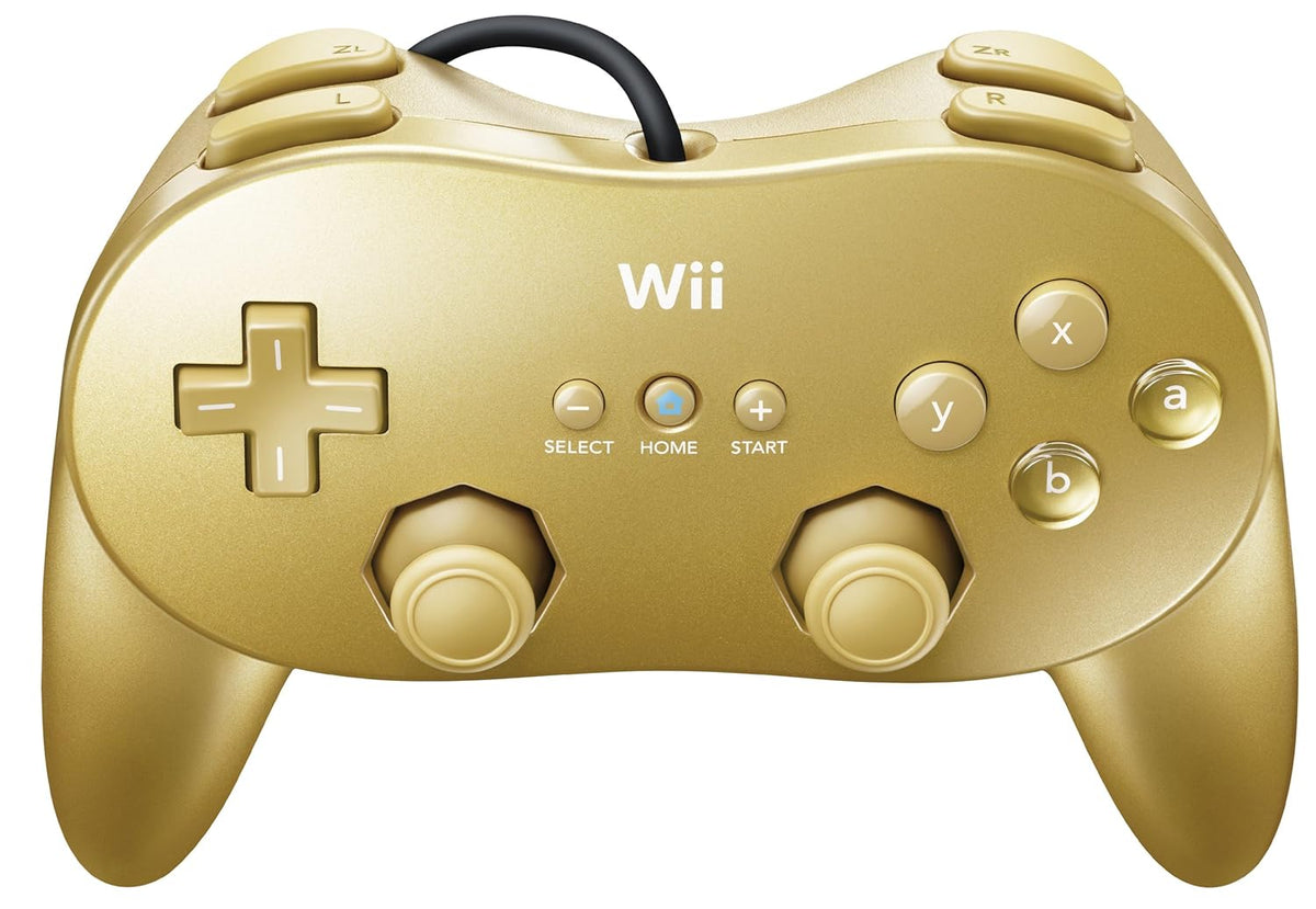 James Bond 007: GoldenEye 007 Classic Edition Hardware Bundle with Gold Wii Classic Controller Pro