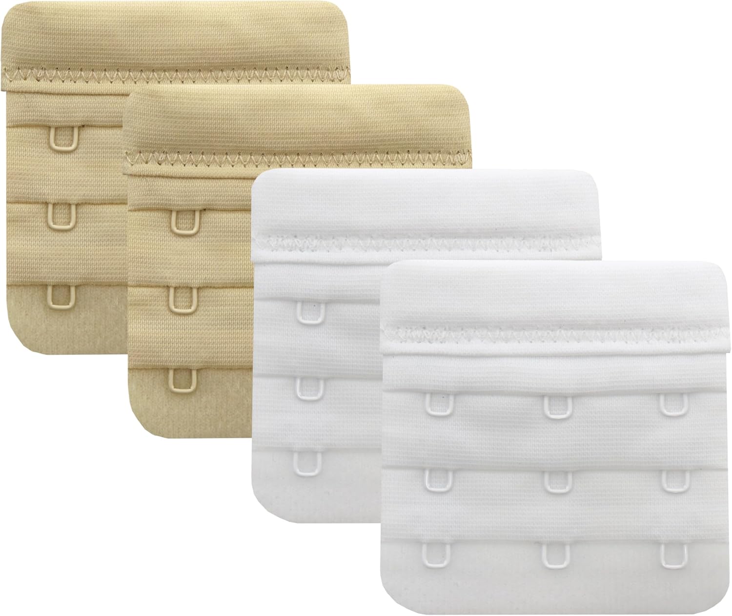 Women's Bra Extenders 2 Hook/3 Hook/4 Hook, Soft and Comfortable Bra Strap Extension