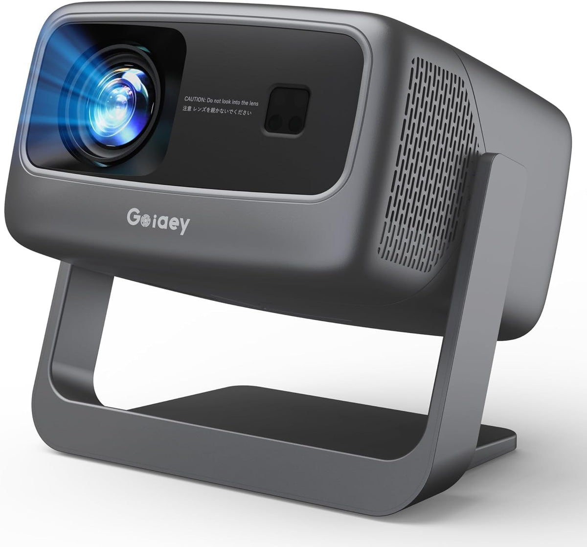 3500 ANSI/ Official Apps/65W Audio Outdoor 4K Projector with WiFi and Bluetooth, Auto Focus, Auto Keystone Smart Projector Support DoIby Audio, 2026 Upgrade GO2 Short Throw Projector with 360°Stand
