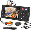 VHS to Digital Converter with 4" HD Screen, VCR to Digital Converter, Convert to MP4 Compatible with VHS, VCR, DVR, DVD, Hi8, Mini DV, Camcorders(Tapes/DVD Player Not Included)