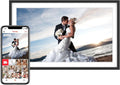 Skyrhyme 15.6'' Digital Picture Frame with 1920x1080 IPS Touch Screen, 32GB Frameo WiFi Digital Photo Frame, Share Photos/Videos and Send Best Wishes via Free App