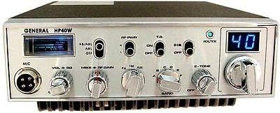 General HP-40W 10 Meter Mobile Ham Radio Transceiver Pro - Tuned and Aligned
