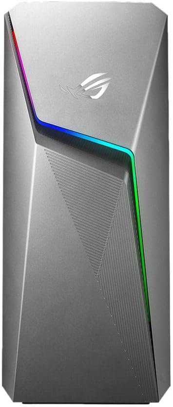 ASUS ROG Strix GL10DH Gaming Desktop PC, AMD Ryzen 5 3400G, GeForce GTX 1650, 8GB DDR4 RAM, 512GB PCIe SSD, Wi-Fi 5, Windows 10 Home, GL10DH-PH552
