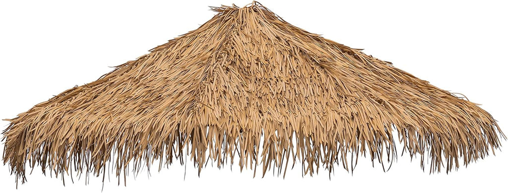 amaZulu, Inc Synthetic Tiki Umbrella Cover - 14ft | Palapa Umbrella | Thatch Umbrella Cover | Tiki Umbrella Outdoor Patio Cover | Boho Beach Umbrella Cape | Paradise Grill Replacement Cover