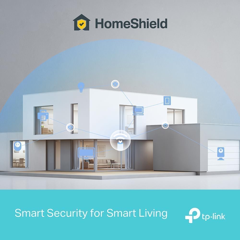 TP-Link Deco 7 Pro BE63 Tri-Band WiFi 7 BE10000 Whole Home Mesh System- 6-Stream 10 Gbps, 4X 2.5G Ports Wired Backhaul, 4X Smart Internal Antennas, VPN, HomeShield, Free Expert Support (1-Pack)