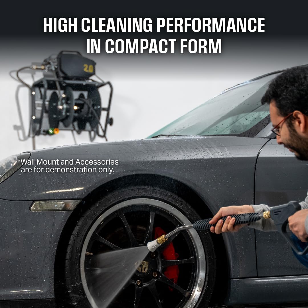 Active 2.0 Electric Pressure Washer (Tool only) – 2.0 GPM high Pressure Washer for DIY at Home car wash, Detailing and Other Cleaning transformations with 1800 Peak PSI