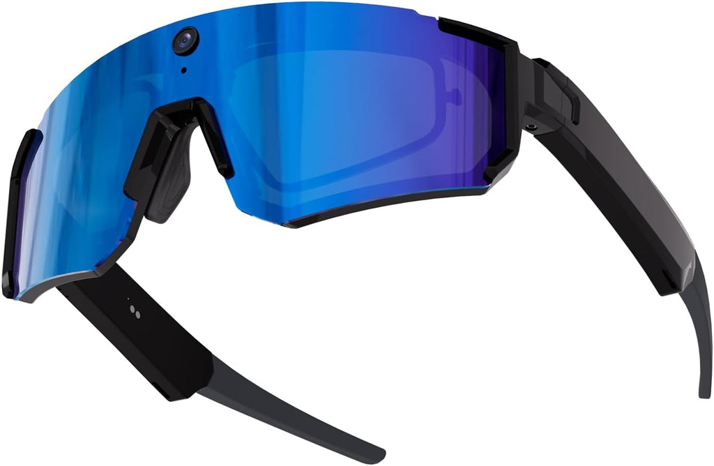 AI Smart Glasses with Open Ear Speaker, 5.4 Bluetooth,Voice Assistant Compatible,Real-Time Translation,Auto Color-Changing Lenses for Business&Outdoor Activities,Model v06