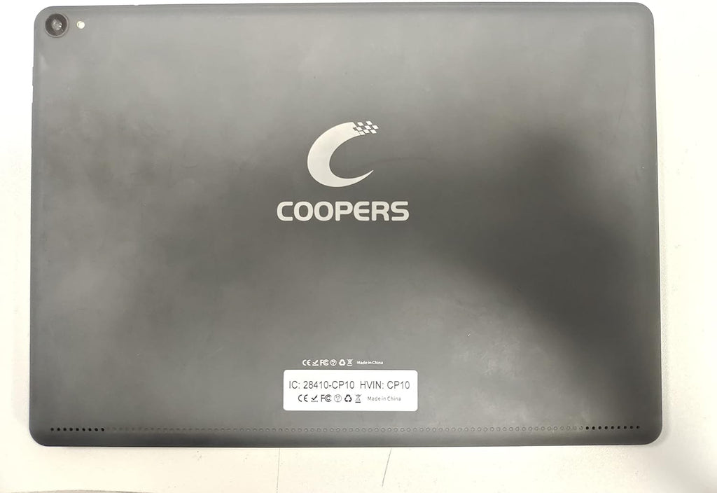 COOPERS Tablet 10 inch, Android 15 Tablet, 32GB ROM 1TB Expand Computer Tablets, Quad Core Processor 6000mAh Battery, 1280x800 IPS Touch Screen, 2+8MP Dual HD Camera, Bluetooth WiFi Tablets PC