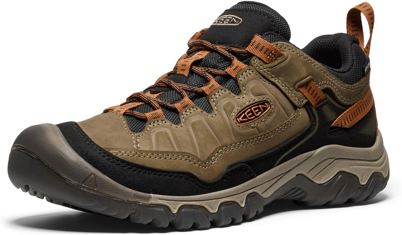 KEEN Men's Targhee 4 Low Height Durable Comfortable Waterproof Hiking Shoes