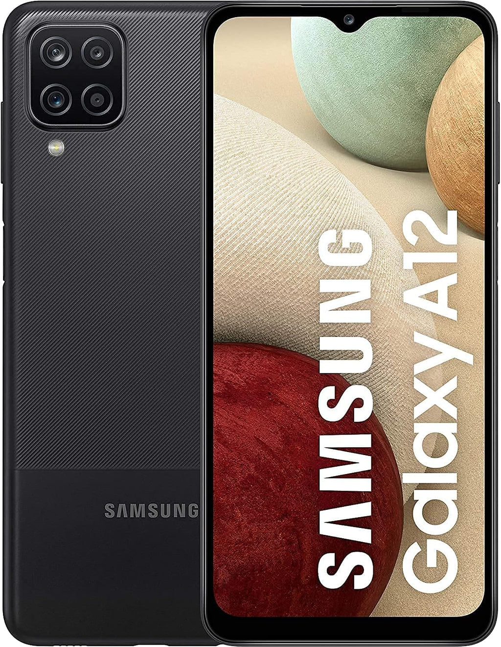 Samsung Galaxy A12, 32GB + 3GB RAM, Black - Unlocked (Renewed)