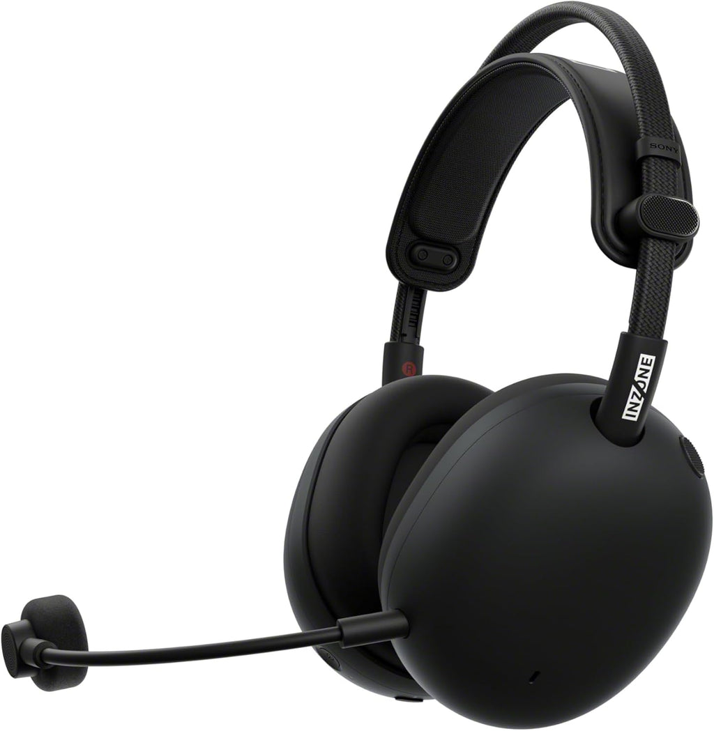 Sony INZONE H9 II Wireless Noise Canceling Gaming Headset, WH-1000XM6 Drivers, Lightweight, Detachable Cardioid AI Mic, 2.4GHz and Bluetooth, Soft Case, for PC, PS5, Switch, and Mobile, Black