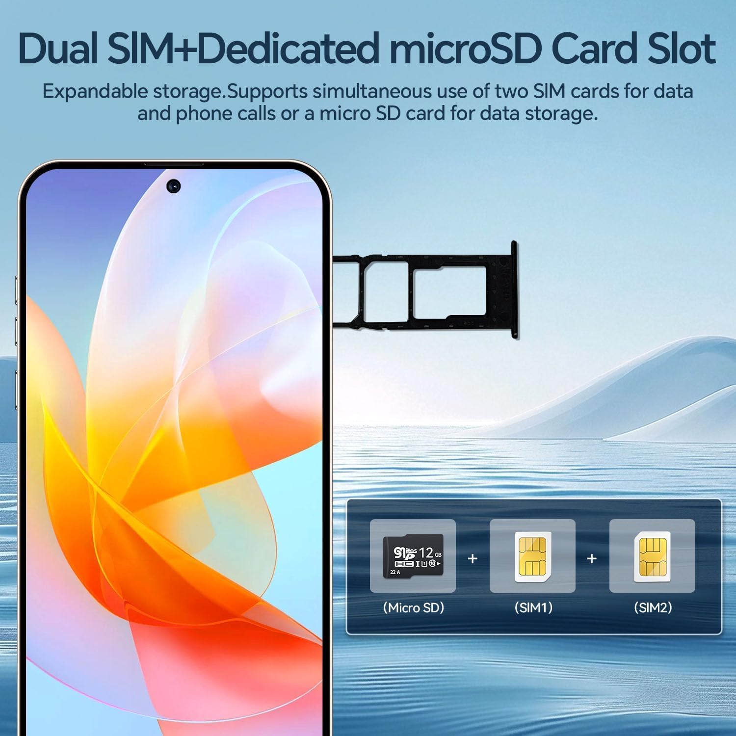 X9Pro Unlocked Cell Phones, 5000mAh Long-Lasting Battery,12GB+512GB Expandable to 1TB Android 14 Smartphones,3040x1440 OLED HD 6.8'' Display, 48MP+108MP Cameras, 5G/Dual SIM/GPS/WiFi Grey