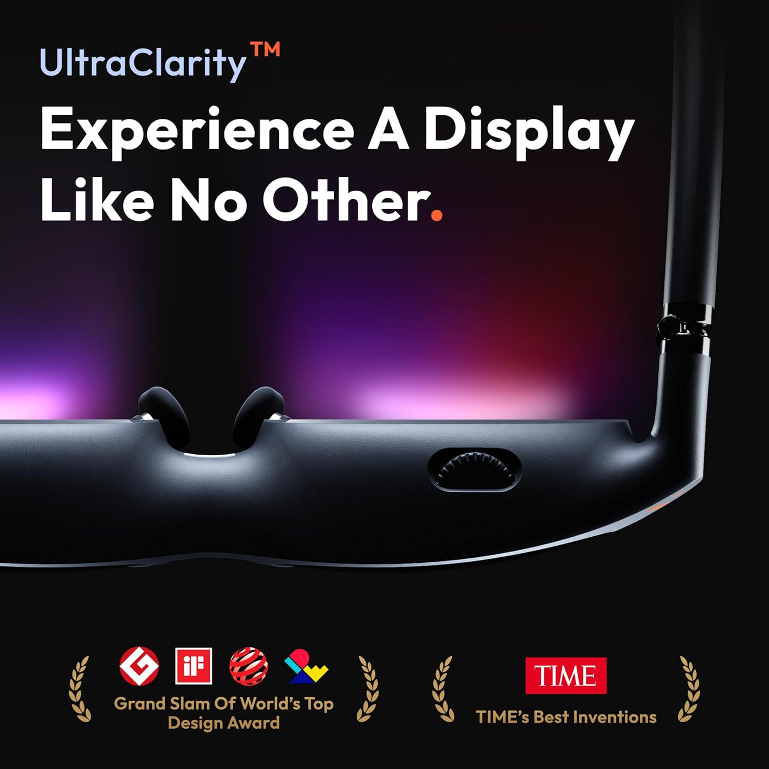 VITURE Pro XR/AR Glasses, 135" 120Hz 1000Nits Display, Harman Audio,Electrochromic Film,Myopia Adjustments,for iPhone 17/16/15/Android/Mac/PC/Steam Deck-Used Like New