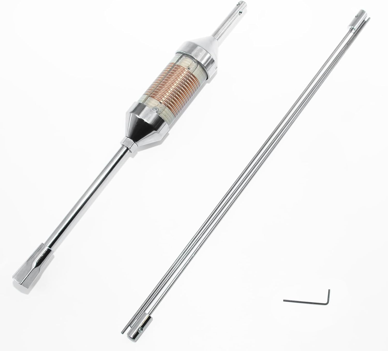 Cb Radio Antenna,46-Inch 1000 watt Oil Coil Cb Antenna Work in 27 Mhz Truck/Car Cb Radio Compatible with President Midland Cobra Uniden Anytone