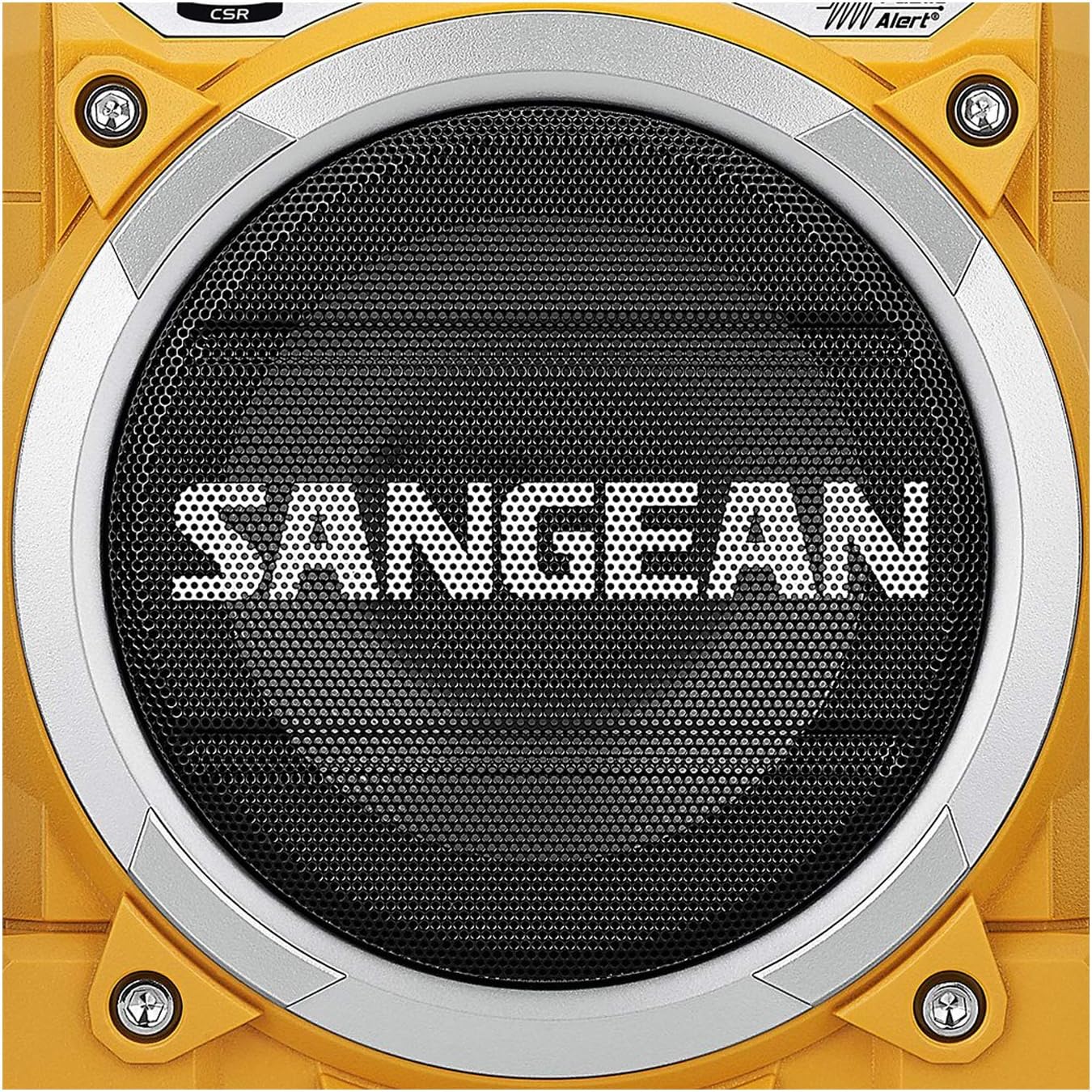 Sangean U4 Weather Alert Radio with Bluetooth, AM/FM, Aux-in Ultra Rugged Rechargeable Digital Tuning Radio, Yellow