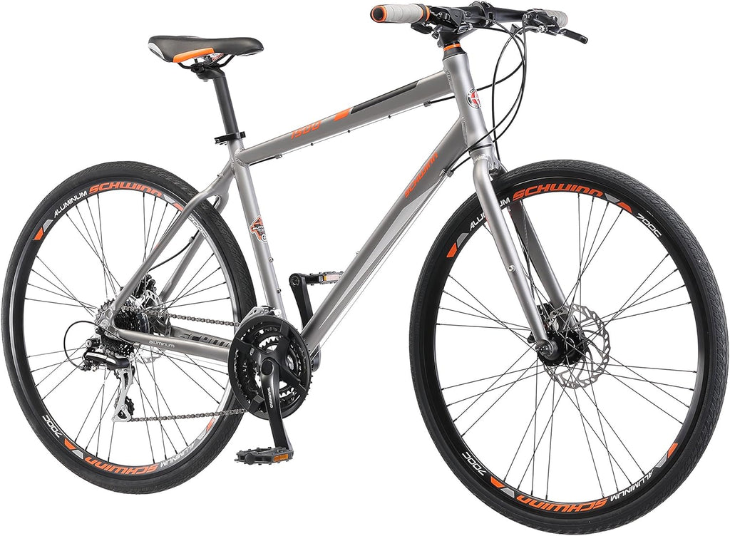 Schwinn Phocus 1.6 Disc Road Bike, 700c Bike for Men and Women, 16-Speed Road Bicycle, Lightweight Aluminum Frame, Alloy Carbon Fork, Disc Brakes, Aerodynamic Riding Position, Bikes for Adults