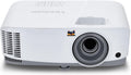 ViewSonic PA504W 4000 Lumens WXGA High Brightness Projector with Vertical Keystone, HDMI 1.4, USB 2.0 Type A, and VGA Inputs for Home and Office (Renewed)