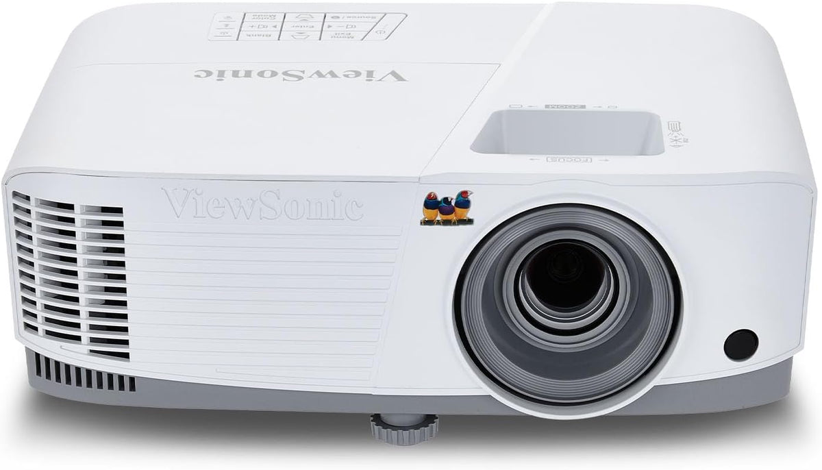 ViewSonic PA504W 4000 Lumens WXGA High Brightness Projector with Vertical Keystone, HDMI 1.4, USB 2.0 Type A, and VGA Inputs for Home and Office (Renewed)