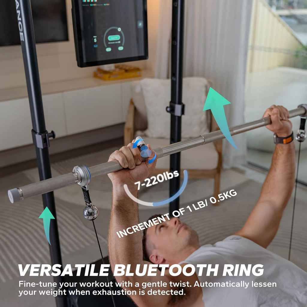 Speediance Gym Monster Smart Home Gym, Multifunctional Strength Training Machine, Smith Machine Power Cage Workout Station, Squat Rack Cable Machine, Full Body Fitness Equipment for Home Workout