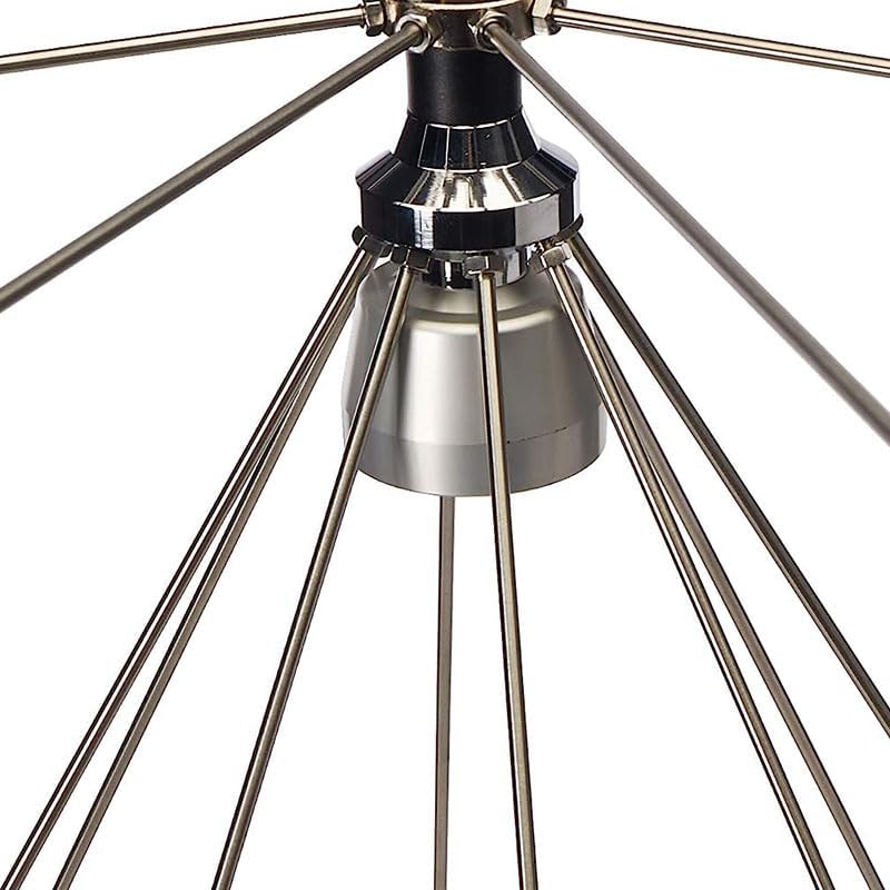 Scanner Antenna/Discone Antenna/GMRS Antenna with 10meter Cable PL-259 SMA, 25~1300 MHz Support CB, HF, AIR, UHF, VHF, FM, AM, FRS, GMRS, 1090MHz