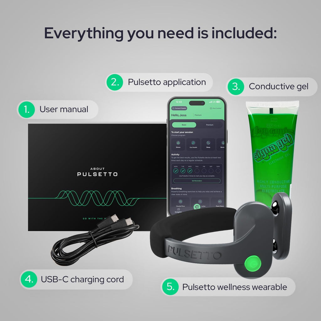 Pulsetto Lite (V1) Wellness Wearable – Relaxation & Daily Wellness Support Device