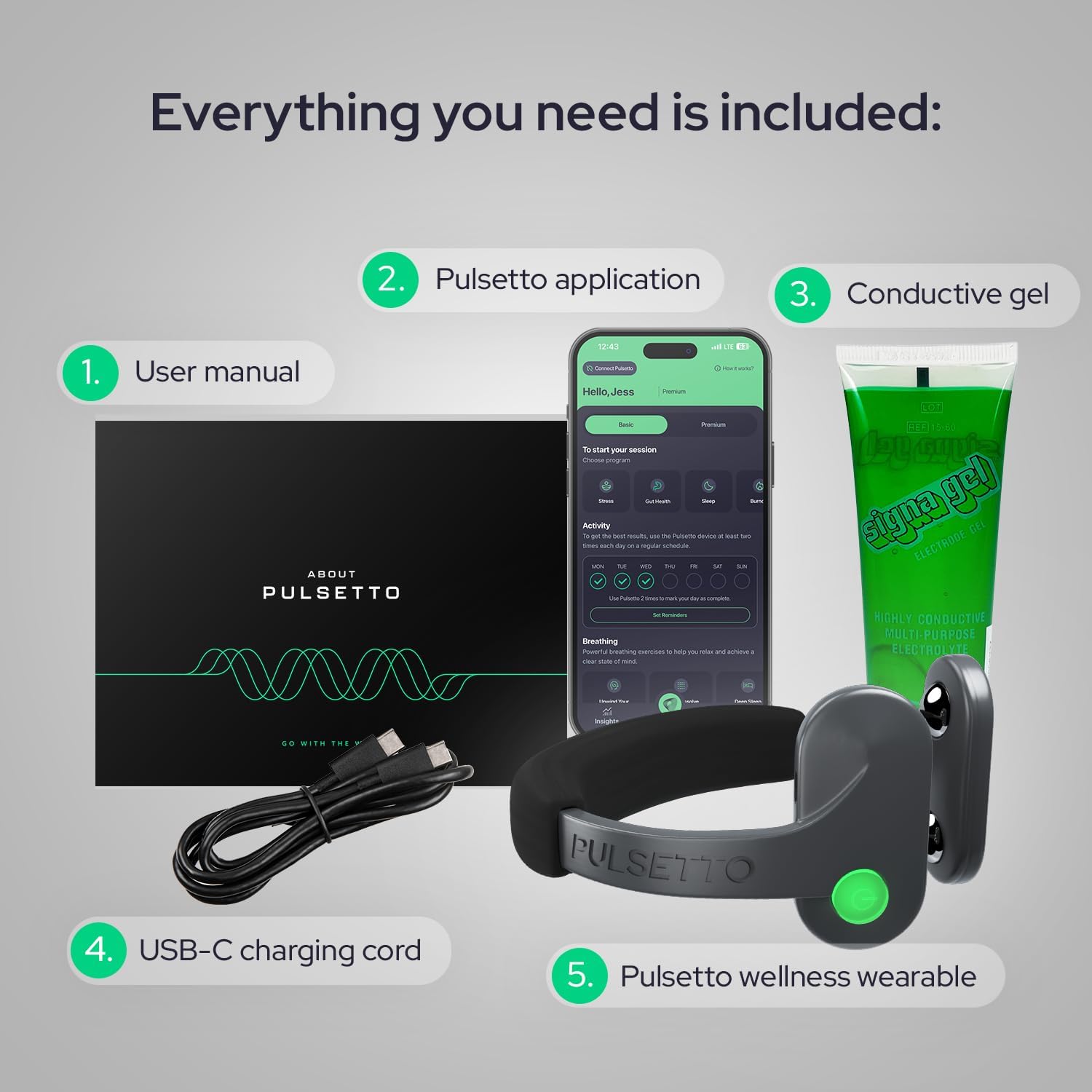 Pulsetto Lite (V1) Wellness Wearable – Relaxation & Daily Wellness Support Device
