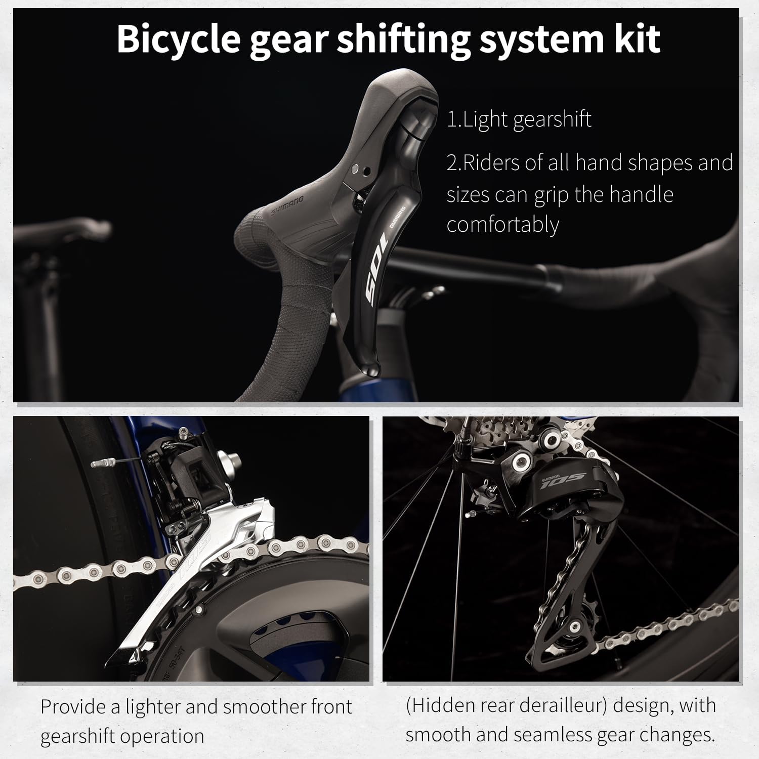 SAVADECK Carbon Fiber Road Bike, Hydraulic Oil Disc Bike with Carbon Fiber Frame and Wheelset, Lightweight Full Carbon Racing Bicycle with Shimano R7120 24S Shift Set for Adults