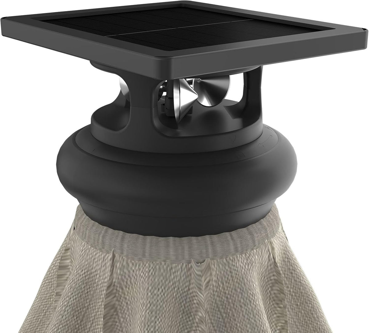 Above Height 2 Series Motorized Patio Umbrella – Remote, Solar & USB-C Charging, Center LED, Wind Sensor Auto-Close, Rust-Resistant Aluminum, UV Block for Backyard, Pool, Garden, or Beach