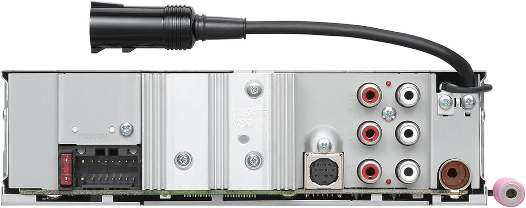 KENWOOD KMR-M332BT Car & Marine Stereo - Single Din, Bluetooth Audio, USB MP3, Aux in, AM FM Radio SiriusXM Ready, Weatherproof, Multi Color Illumination