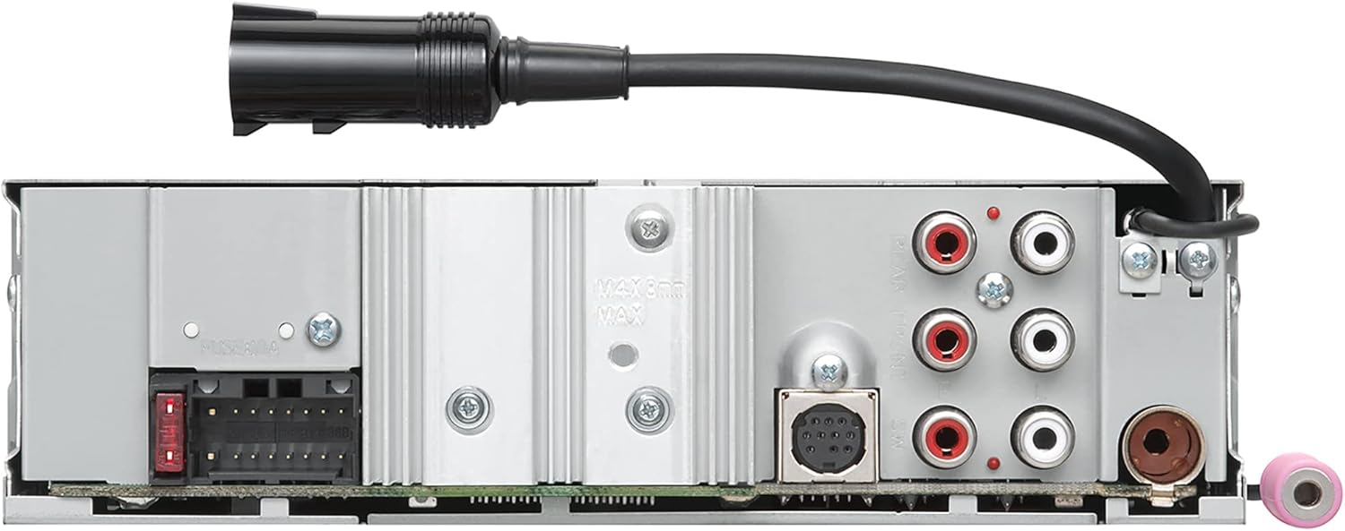 KENWOOD KMR-M332BT Car & Marine Stereo - Single Din, Bluetooth Audio, USB MP3, Aux in, AM FM Radio SiriusXM Ready, Weatherproof, Multi Color Illumination