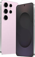 Unlocked Phone I25 Ultra 8-core 8GB+256GB Cell Phone 6.8-inch HD Screen 50MP+24MP Camera 6800 mAh Extra Large Battery 4G Dual SIM (Light Purple)