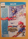 Mario & Sonic Sochi 2014 Olympic Winter Games with Blue Wii Remote Plus - Wii U
