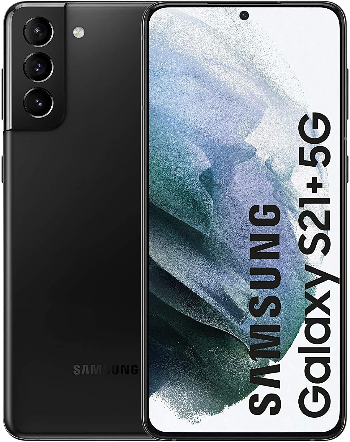 Samsung Galaxy S21+ Plus 5G, US Version, 128GB, Phantom Black - Verizon (Renewed)