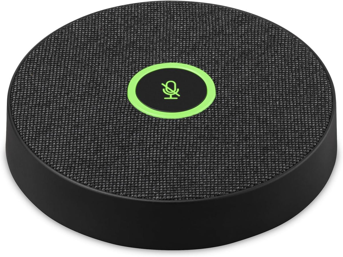 ViewSonic VB-MIC-201 USB Omnidirectional Speakerphone Conference Microphone w/Noise Cancellation, and 360° Pickup for Home and Office